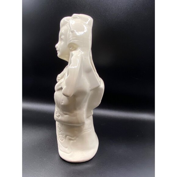 Vintage Ceramic Geisha Figurine w/Fan Drinking Cup Benihana of Tokyo - Picture 7 of 14